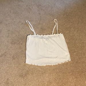 White Crop Top